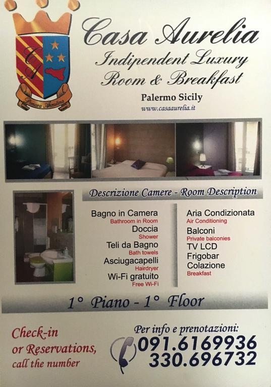 Hotel Casa Aurelia Palermo Zewnętrze zdjęcie